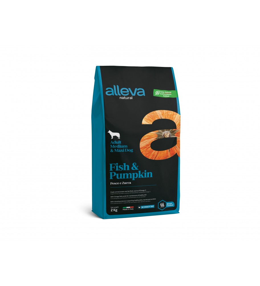 Alleva Natural Adult Fish & Pumpkin Medium/Maxi 2 Kg