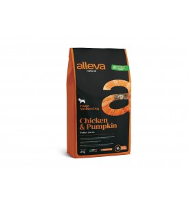 Alleva Natural Puppy Chicken & Pumpkin Medium 2 Kg