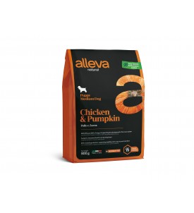 Alleva Natural Puppy Chicken & Pumpkin Medium 2 Kg