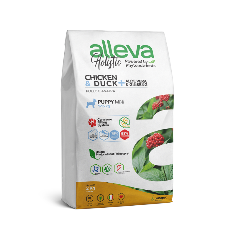 Alleva Holistic Puppy/Junior Chicken Mini 2 Kg