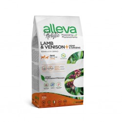 Alleva Holistic perros Adultos razas Pequeñas Cordero & Venado  + Cannabis & Gingseng 12KG
